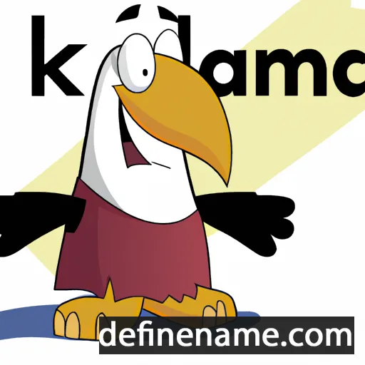 cartoon of the name Kalama