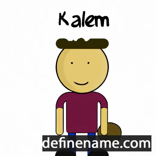 cartoon of the name Kalem