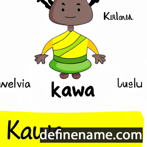 cartoon of the name Kalewa