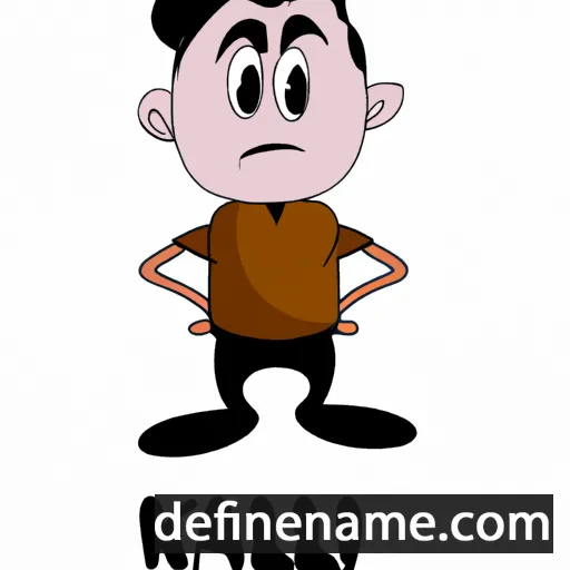 cartoon of the name Kalil