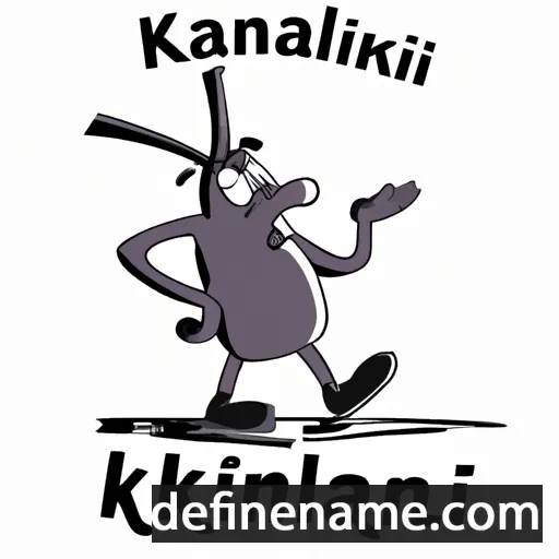 cartoon of the name Kalinik