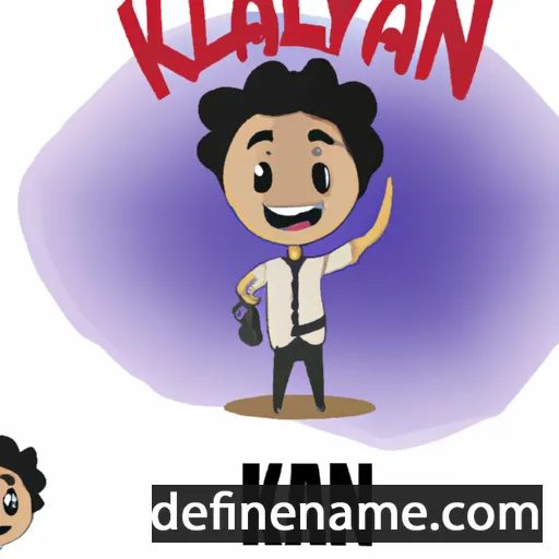 cartoon of the name Kaliyan