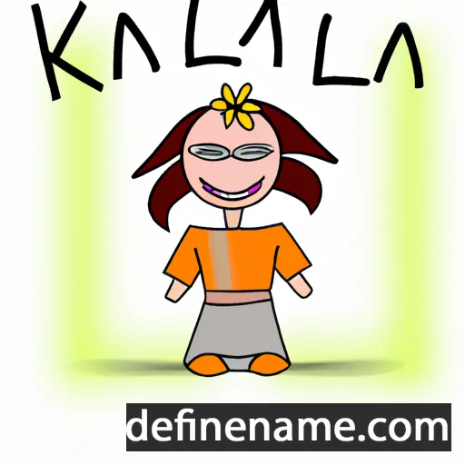 cartoon of the name Kalla