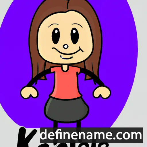 cartoon of the name Kallee