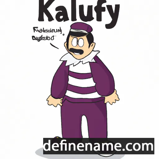 cartoon of the name Kallfüray