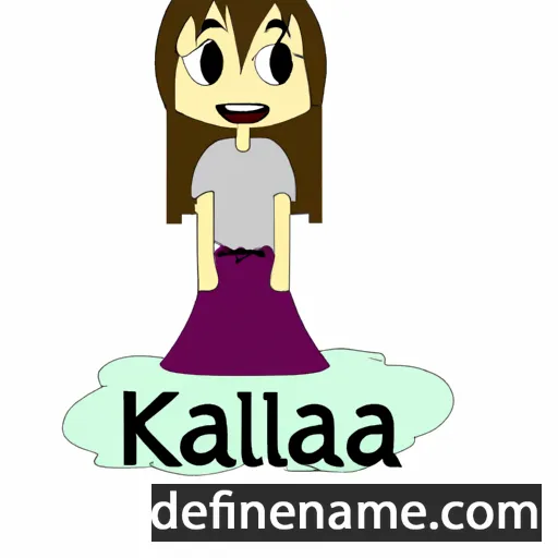 Kallia cartoon