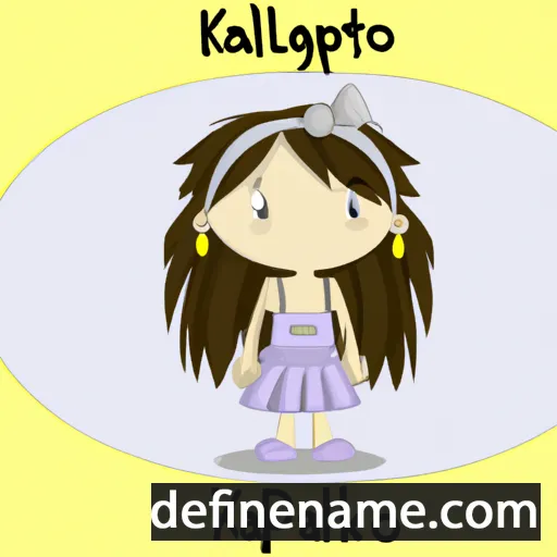 Kalliopi cartoon