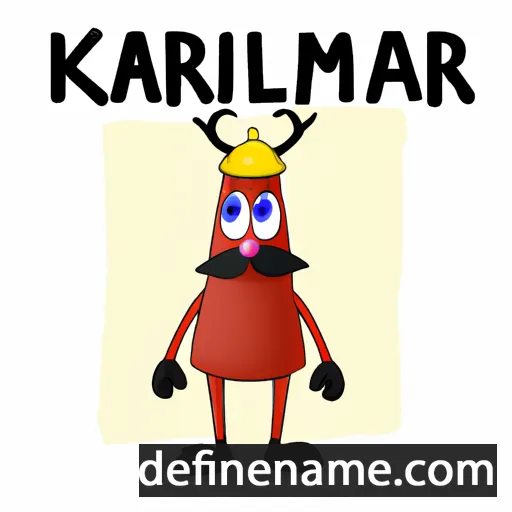 cartoon of the name Kalmar