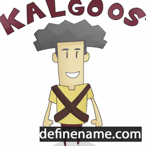 cartoon of the name Kalogeros