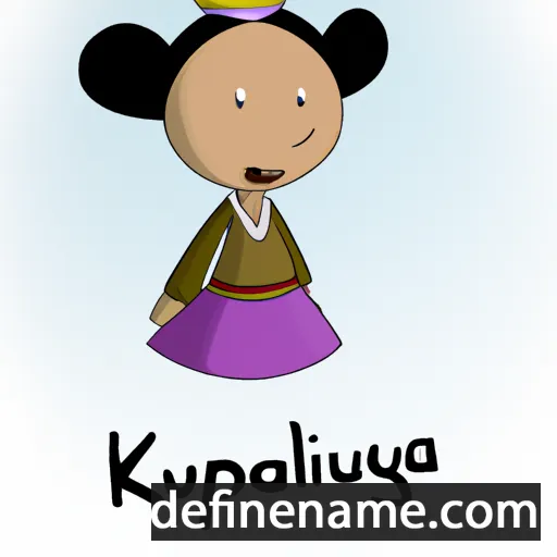 cartoon of the name Kalpurnija