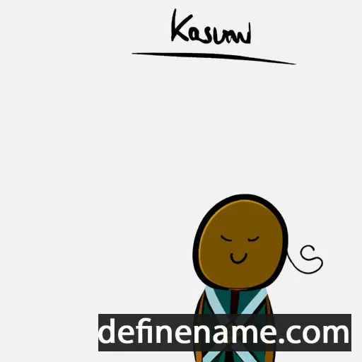 cartoon of the name Kalsum