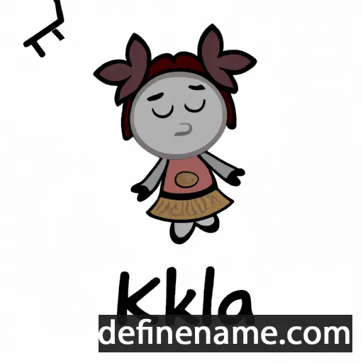 cartoon of the name Kaluka