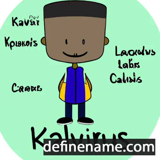 cartoon of the name Kalvinus