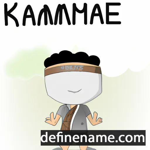 cartoon of the name Kamaehu