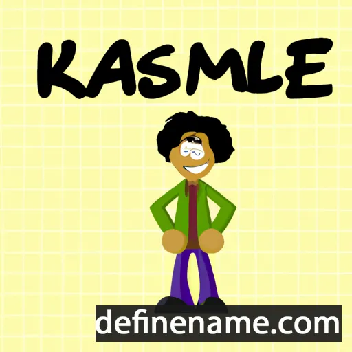 cartoon of the name Kamalesh