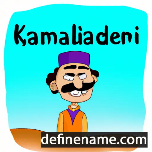 cartoon of the name Kamaletdin