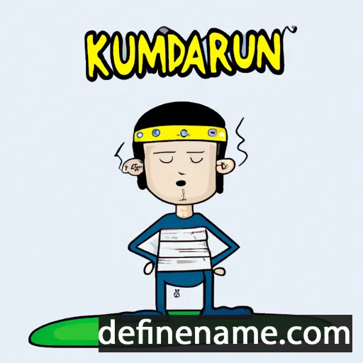 cartoon of the name Kamarudin