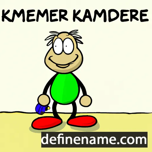 cartoon of the name Kamerfer