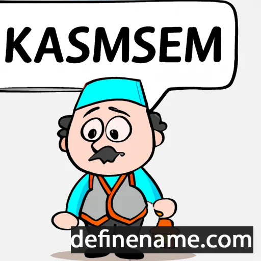 cartoon of the name Kamerşah