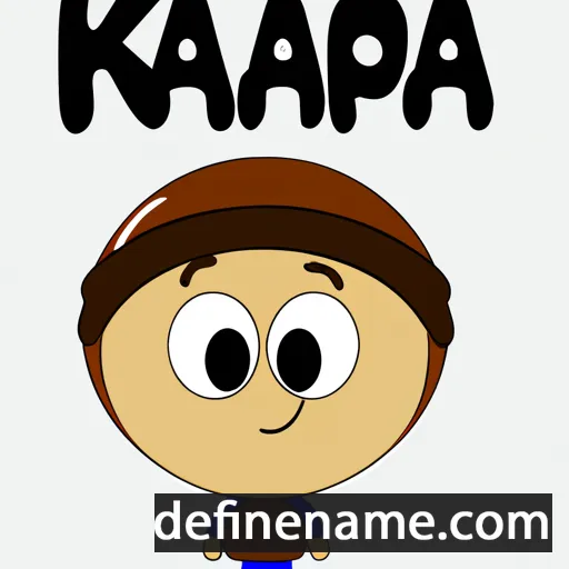 cartoon of the name Kâpa