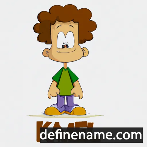 cartoon of the name Kamiel