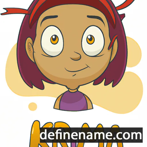 cartoon of the name Kamira