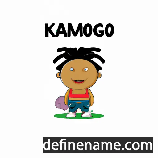 Kamogelo cartoon