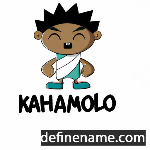 cartoon of the name Kamohelo