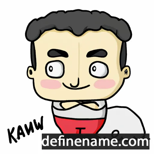 cartoon of the name Kamolwan