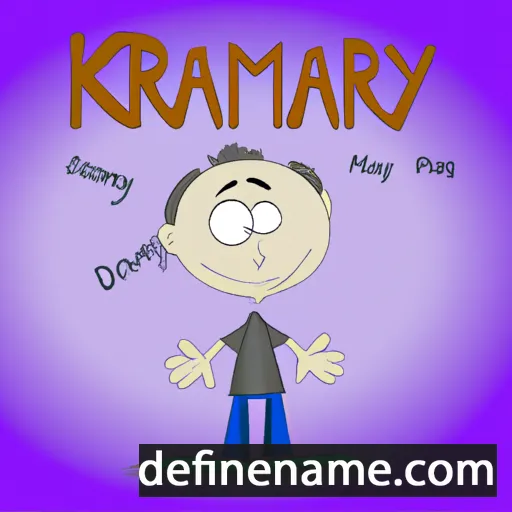 cartoon of the name Kamry