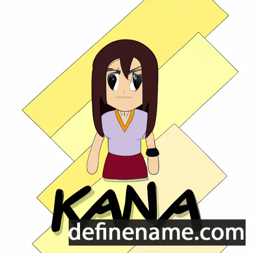 Kana cartoon