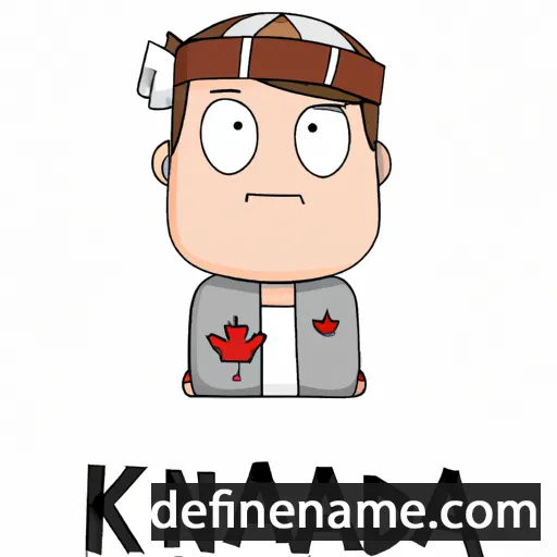 cartoon of the name Kanada