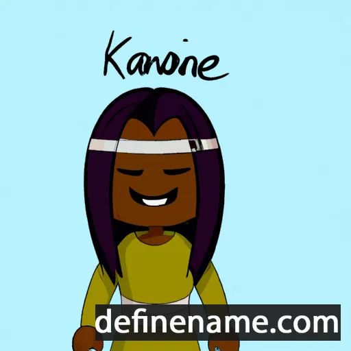 cartoon of the name Kanafinwë