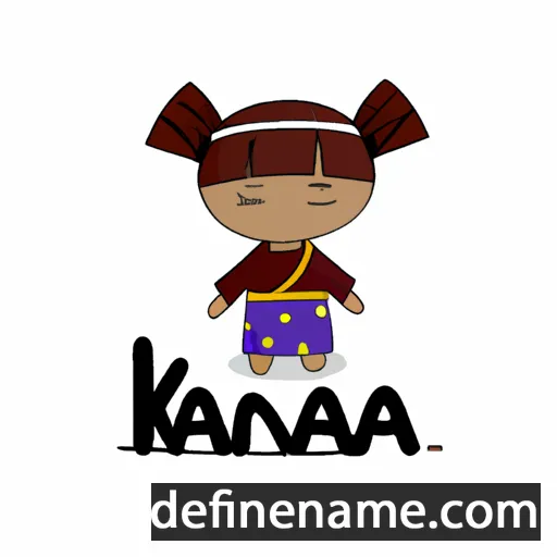 cartoon of the name Kanaka