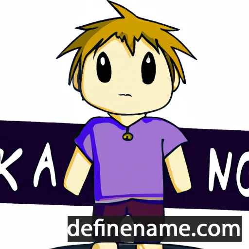 cartoon of the name Kanato