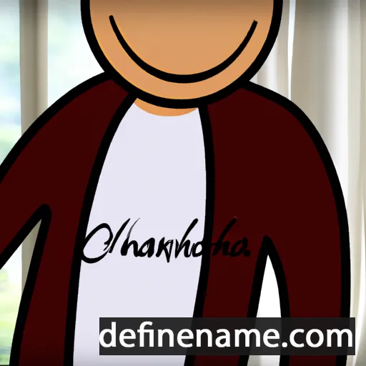 cartoon of the name Kancha