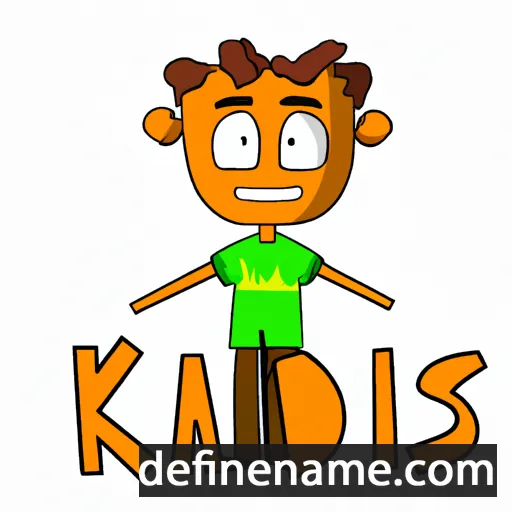 cartoon of the name Kandis