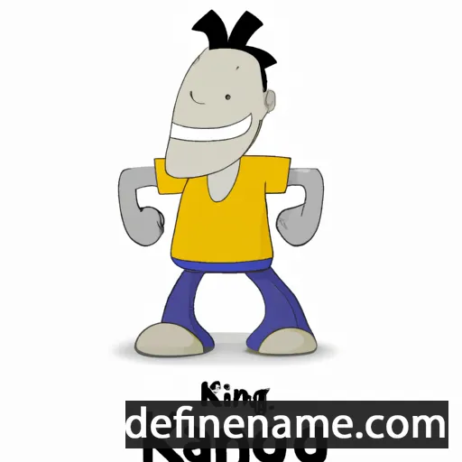 cartoon of the name Kang