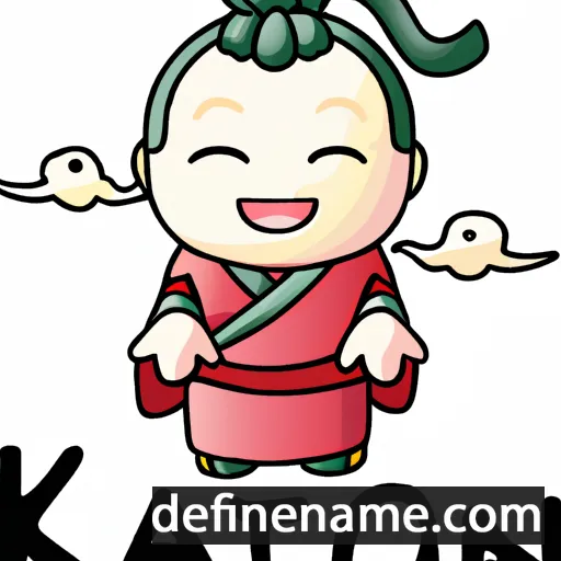 cartoon of the name Kannon