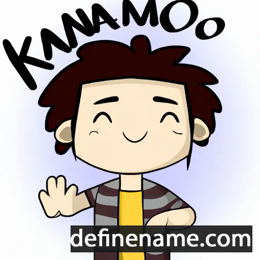 cartoon of the name Kanoa