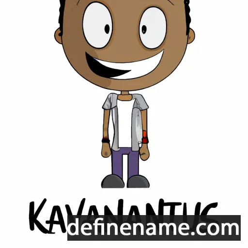 cartoon of the name Kantavious