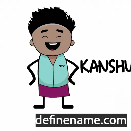 cartoon of the name Kanush