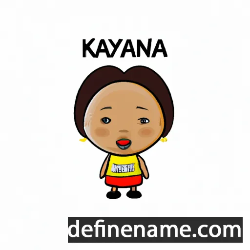 Kanyisa cartoon