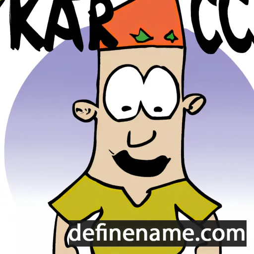 cartoon of the name Karac