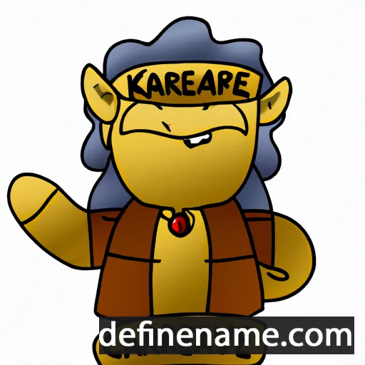 cartoon of the name Karađorđe