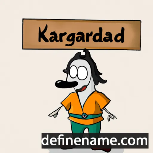 Karadeg cartoon