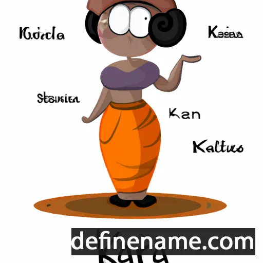 cartoon of the name Karala