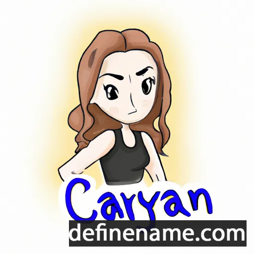 cartoon of the name Karcyn