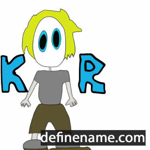 cartoon of the name Kare