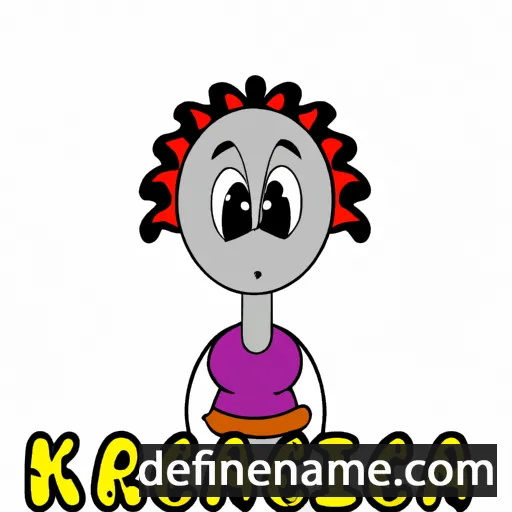 cartoon of the name Karecia